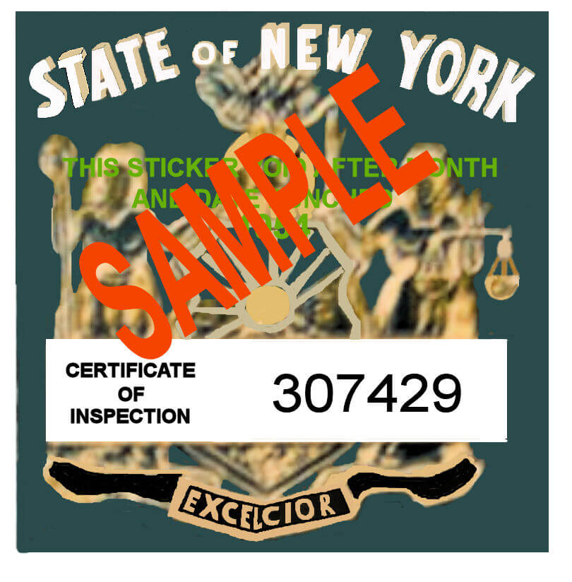 Modal Additional Images for 1954 New York State Inspection Sticker